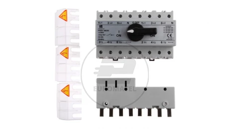 Przełącznik sieć-agregat 63A 3P+N (biegun N nierozłączalny) PRZK-3063NW02