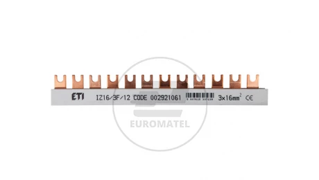 Szyna łączeniowa widełkowa 3P 100A 16mm2 (12 mod.) IZ16/3F/12 002921061