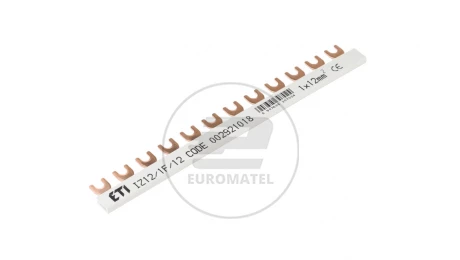Szyna łączeniowa widełkowa 1P 80A 12mm2 (12 mod.) IZ12/1F/12 002921018