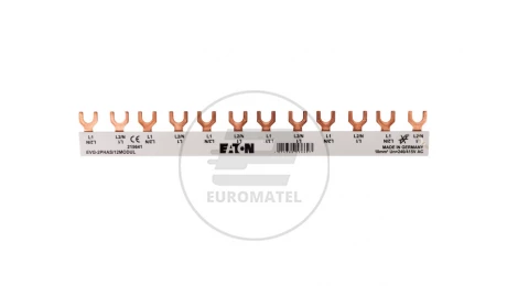Szyna łączeniowa 2P 63A 10mm2 widełkowa (12 mod.) EVG-2PHAS/12MODUL 215641