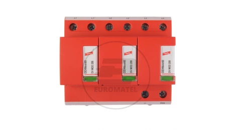 Ogranicznik przepięć B+C Typ 1+2 3P 25/75kA 1,5kV DEHNventil M TNC 255 951300