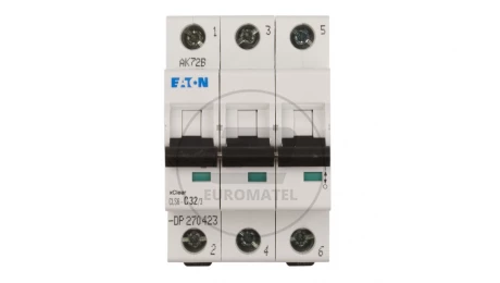 Wyłącznik nadprądowy 3P C 32A 6kA AC CLS6-C32/3-DP 270423