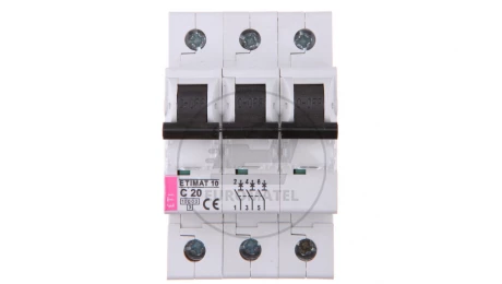 Wyłącznik nadprądowy 3P C 20A 10kA AC ETIMAT10 002135717