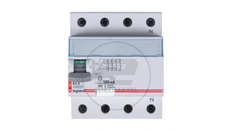 Wyłącznik różnicowoprądowy 4P 63A 0,5A typ AC P304 TX3 411739