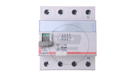 Wyłącznik różnicowoprądowy 4P 80A 0,03A typ AC P304 DX3 411705