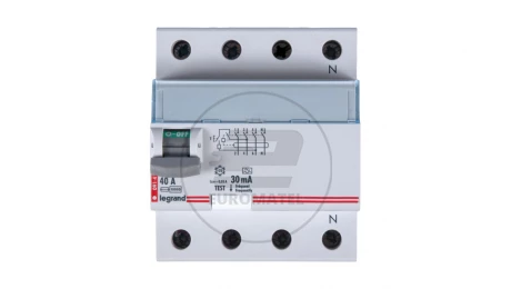 Wyłącznik różnicowoprądowy 4P 40A 0,03A typ A P304 TX3 411765