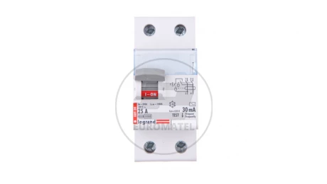 Wyłącznik różnicowoprądowy 2P 25A 0,03A typ AC P302 TX3 411509