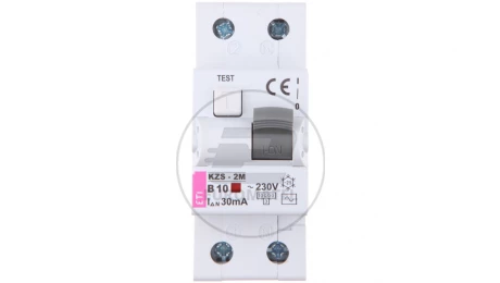 Wyłącznik różnicowo-nadprądowy 2P 10A B 0,03A typ AC KZS-2M 002173102