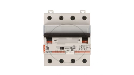 Wyłącznik różnicowo-nadprądowy 4P 20A C 0,03A typ AC P314 DX3 411187