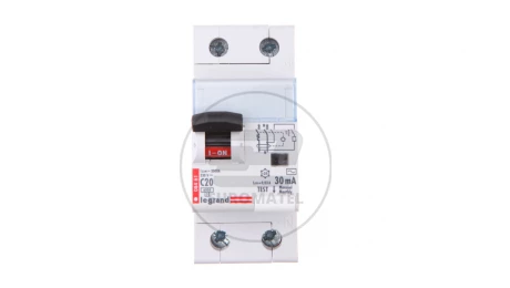 Wyłącznik różnicowo-nadprądowy 2P 20A C 0,03A typ AC P312 DX3 411014