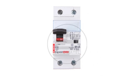 Wyłącznik różnicowo-nadprądowy 2P 20A B 0,03A typ AC P312 DX3 410922