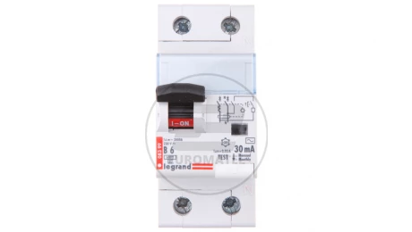 Wyłącznik różnicowo-nadprądowy 2P 6A B 0,03A typ AC P312 DX3 410918