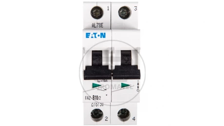 Wyłącznik nadprądowy 2P B 10A 15kA AC FAZ B10/2 278730