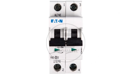 Wyłącznik nadprądowy 2P C 2A 15kA AC FAZ C2/2 278748