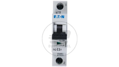 Wyłącznik nadprądowy 1P C 3A 15kA AC FAZ C3/1 278551