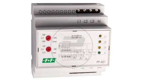 Automatyczny przełącznik faz do współpracy ze stycznikami PF-451
