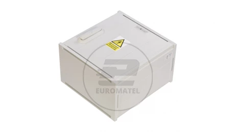 Obudowa termoutwardzalna IP44 (daszek płaski,zamek na wkładke i kłódkę,cięgna z PCV,zawiasy z PCV) STN 40x42 IOB-31110