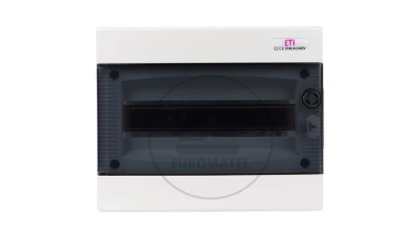 Rozdzielnica modułowa 1x12 podtynkowa /transparentna/ IP40 ECM12PT DIDO 001101011