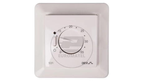Termostat DEVIreg 531 230V 16A -5-35C IP31 biały 140F1034