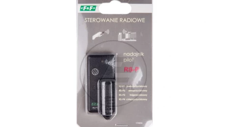 Pilot jednoprzyciskowy 12V A23 868MHz 30m czarny RS-P1