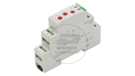 Przekaźnik czasowy 1P 8A 0,1sek-576h 230V AC, 24V AC/DC wielofunkcyjny PCS-516DUO