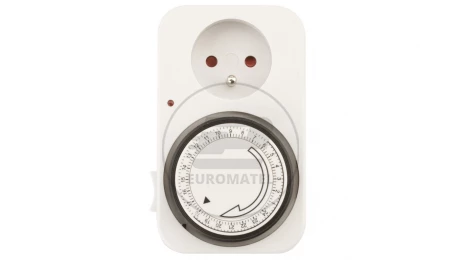 Programator czasowy mechaniczny (gniazdo) 16A 2P+Z dobowy TS-MF1 01001
