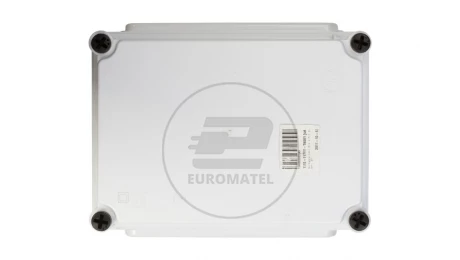 Skrzynka izolacyjna 280x200x151mm Z-1/2 z P-1 pokrywa pełna biała (2xBM) 0 43