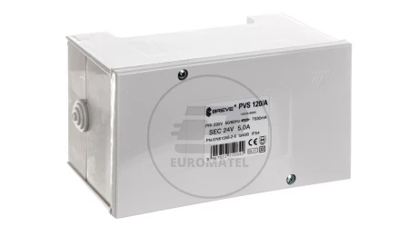 Transformator 1-fazowy PVS 120VA 230/24V /w obudowie IP54/ 16024-9995