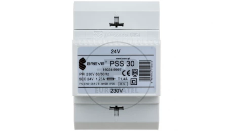Transformator 1-fazowy modułowy PSS 30VA 230/24V 16024-9997