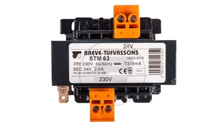 Transformator 1-fazowy STM 63VA 230/24V 16224-9916