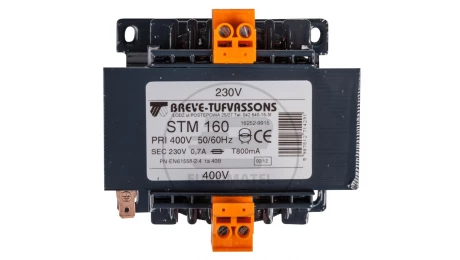 Transformator 1-fazowy STM 160VA 400/230V 16252-9915