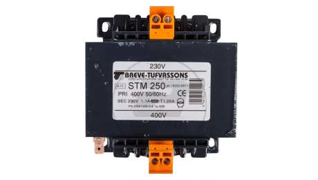 Transformator 1-fazowy STM 250VA 400/230V 16252-9911