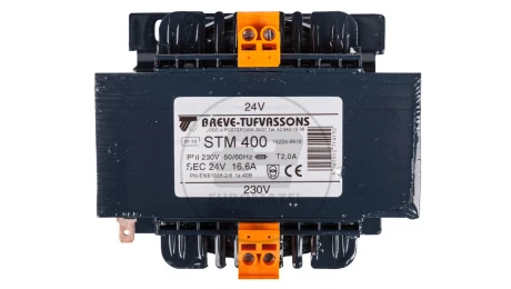 Transformator 1-fazowy STM 400VA 230/24V 16224-9918