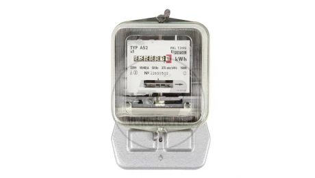 Licznik energii elektrycznej 1-fazowy A52 10/40A 220V (regenerowany / wzorcowany)