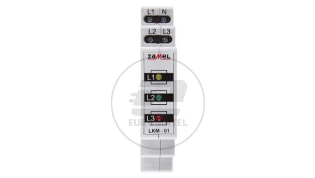 Lampka modułowa czerwona/zielona/żółta 230-400V AC LKM-01-40 EXT10000039