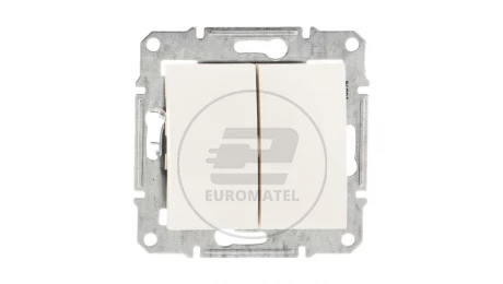 Sedna Łącznik świecznikowy 10AX kremowy IP44 SDN0300423