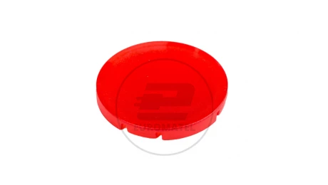 Soczewka przycisku 22mm płaska bez opisu M22-XDL-R czerwona 216442