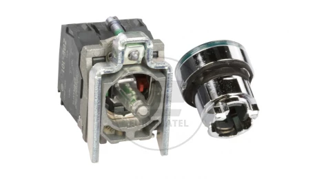 Przycisk sterowniczy 22mm zielony z samopowrotem z podświetleniem 1Z 1R XB4BW33B5