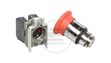 Przycisk bezpieczeństwa 22mm 1Z 1R IP66 przez obrót XB4BS8445