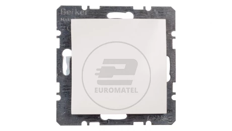 Berker/B.Kwadrat Zaślepka z elementem centralnym biała S.1/B.3/B.7 Glas 6710098989