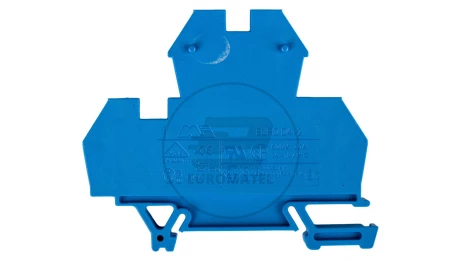 Złączka szynowa 2-piętrowa 4mm2 niebieska EURO 43550BL