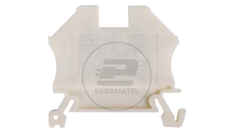 Złączka szynowa 2-przewodowa 2,5mm2 biała EURO 43408WT