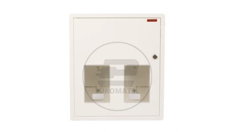 Szafka licznikowa podtynkowa 2-licznikowa 1-fazowe 12 modułów IP30 RW-1-2L-12 Z/O
