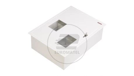 Szafka licznikowa podtynkowa 2-licznikowa 1 i 3-fazowy 27 modułów IP30 RW-2L-P-27 Z/O