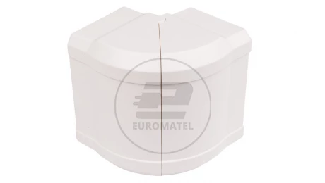 Kąt zewnętrzny regulowany 110x70mm 85-95 stopni BRN 70110 biały G12029010