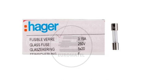 Wkładka aparatowa 5x20mm 3,15A szybka (F) L520FK03-150 /10szt./