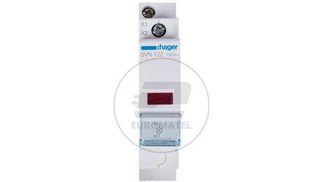Lampka modułowa czerwona 230V AC SVN122