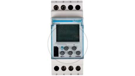 Programator cyfrowy 16A 250V jednokanałowy tygodniowy EG103