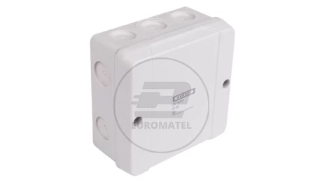 Puszka n/t hermetyczna pusta 98x98x52mm IP55 szara DE9340 6000271