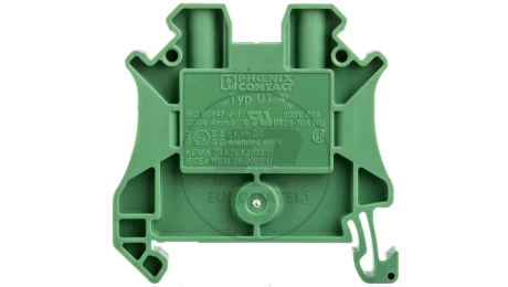 Złączka szynowa 2-przewodowa 4mm2 zielona Ex UT 4 GN 3045156 /50szt./